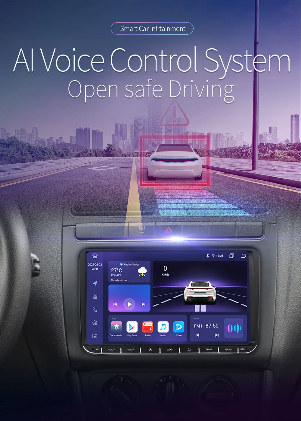 Hizpo Android 13 Auto Radio for Volkswagen VW Passat B6 B7 CC Tiguan Touran GOLF POLO Carplay Car Multimedia GPS 2din Autoradio