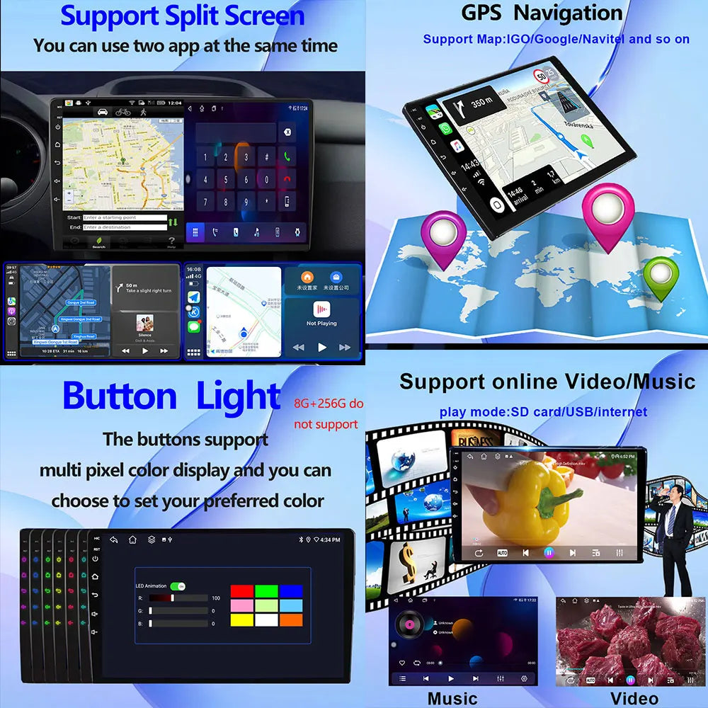 Android OS For Hyundai I30 2006 2007 2008 2009 2010 2011 Car Radio Multimedia Player DSP Stereo WiFi GPS Navigation Head Unit
