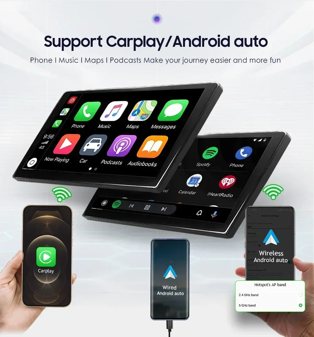 For Volkswagen Passat B6 VW Golf 5 Transporter Polo Jetta Skoda Seat Android 14 Carplay 2 Din Car Radio Multimedia Player GPS 4G