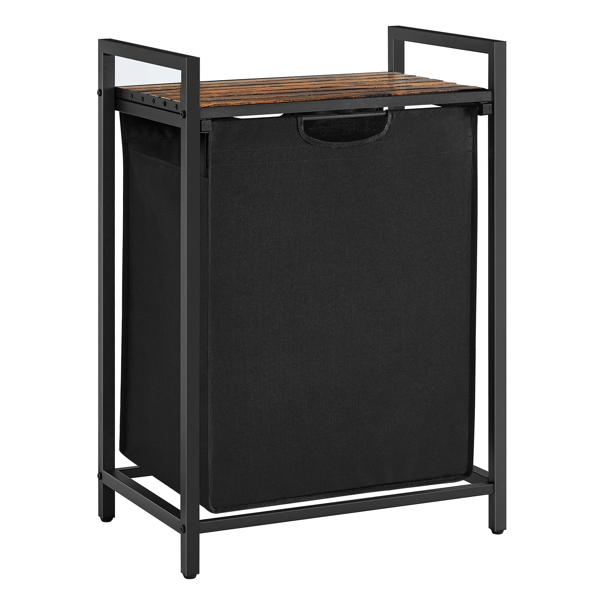 VASAGLE laundry basket Laundry Collector with Storage, Laundry Box, Oxford Fabric Laundry Bag Extendable Detachable Metal Frame