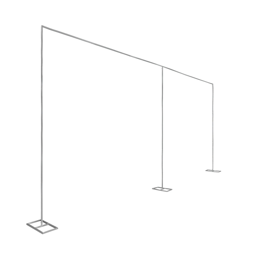 6 x 3m Backdrop Stand,Adjustable 10x20FT  Metal Arch Backdrop Stand for Parties Wedding Ceremony, Metal Arch Frame Decorate