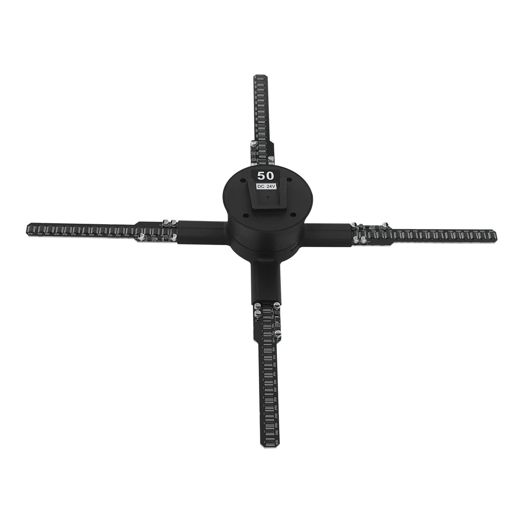 3D Hologram LED Fan 552*LED Beads Commercial/Advertising Display with WiFi Remote & APP Control Multi-Scene Application