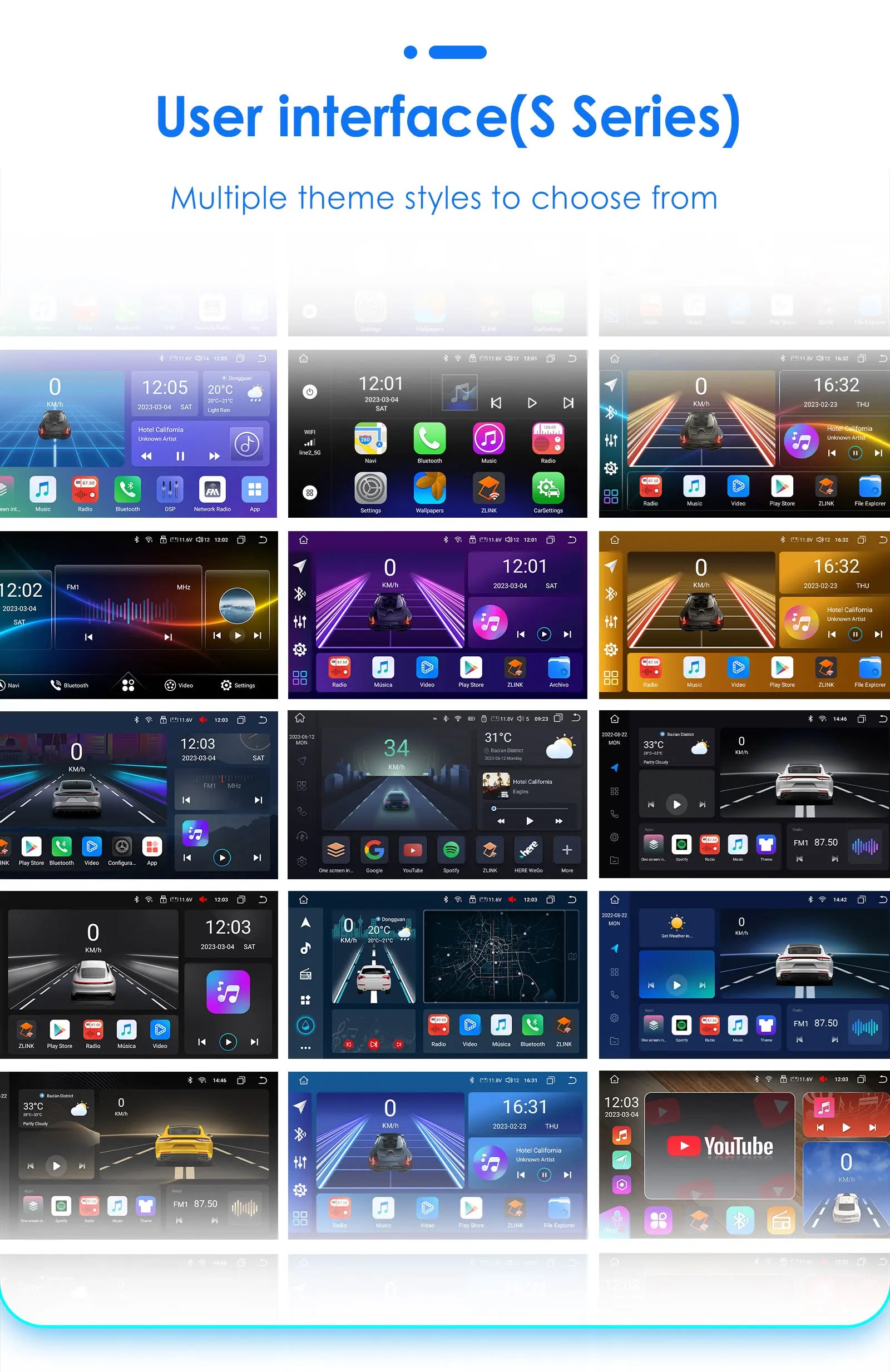 Hizpo Car Multimedia Player 2din Android 13 Radio For VW Volkswagen Golf Polo Skoda Rapid Octavia Passat b6 7 Tiguan Carplay GPS