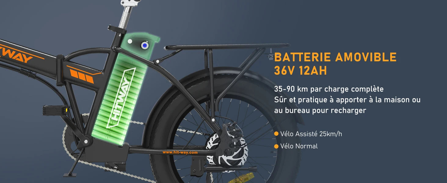 20 big electric Bike electric Bike HITWAY electric electric bikes 36V 12 ahum removable Lithium battery, motor out W