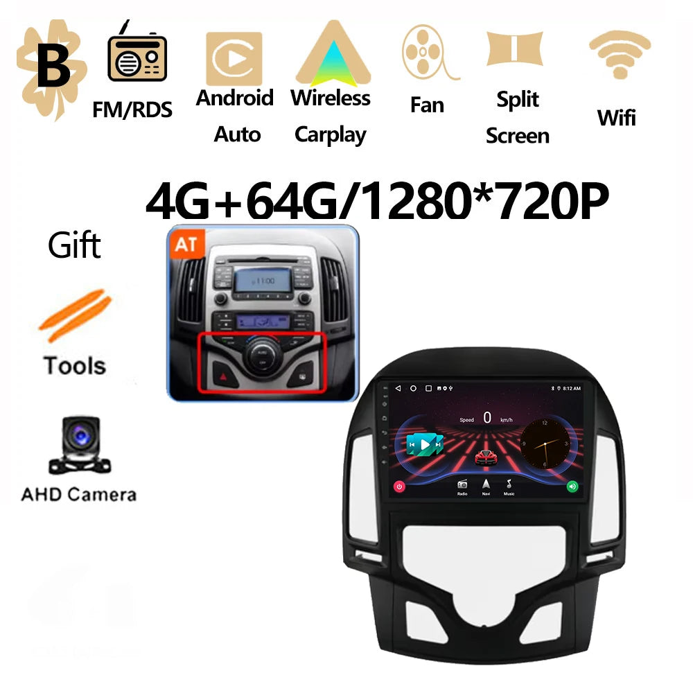 Android OS For Hyundai I30 2006 2007 2008 2009 2010 2011 Car Radio Multimedia Player DSP Stereo WiFi GPS Navigation Head Unit