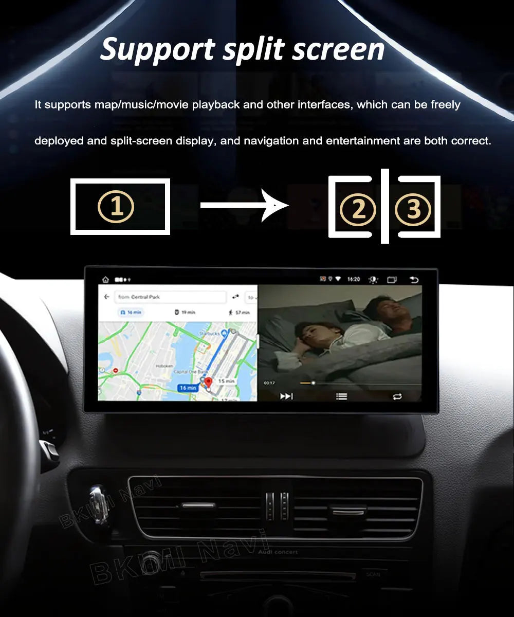 Android OS Car Radio for Audi Q3 2013 2014 2015 2016- 2018 Video Multimedia Player 4G GPS Navi Carplay Auto Accessories DSP BT