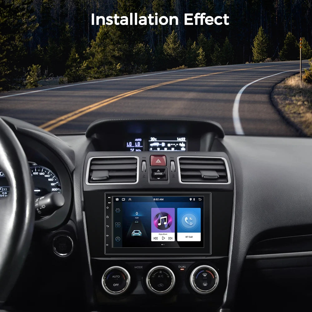Car Radio 2 Din Multimedia Video Player Carplay Android Auto Android 13 Universal 7 Inch 2 din android Navigation Auto Stereo