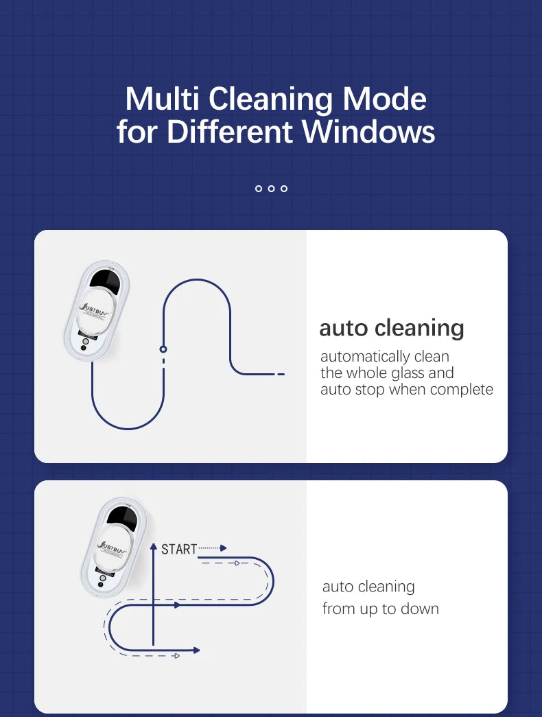 Window Robot Vacuum Cleaner Auto Working Electric Glass Limpiacristales Remote Control For Home