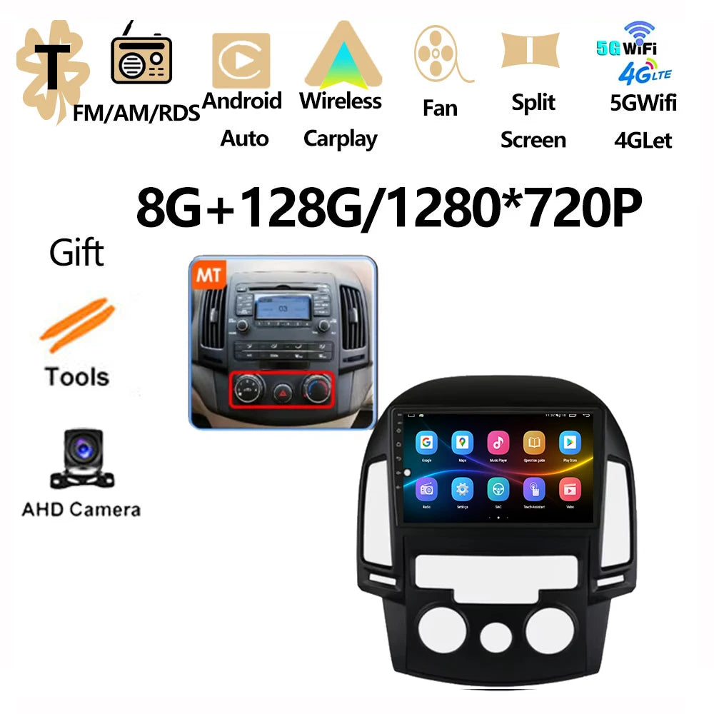 Android OS For Hyundai I30 2006 2007 2008 2009 2010 2011 Car Radio Multimedia Player DSP Stereo WiFi GPS Navigation Head Unit
