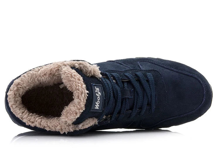 2026 Men Boots Winter  Sports Ankle Boots Thickened Plus Size Women Casual Fashion Short Boots Cotton Shoes Platform Snow Boots