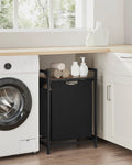 VASAGLE laundry basket Laundry Collector with Storage, Laundry Box, Oxford Fabric Laundry Bag Extendable Detachable Metal Frame