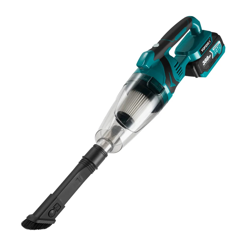 YOFIDRA 1500W Electric Vacuum Cleaner Cordless Multi-function Cleaner Handheld Cleaning Snow Dust Tool For Makita Battery Pin