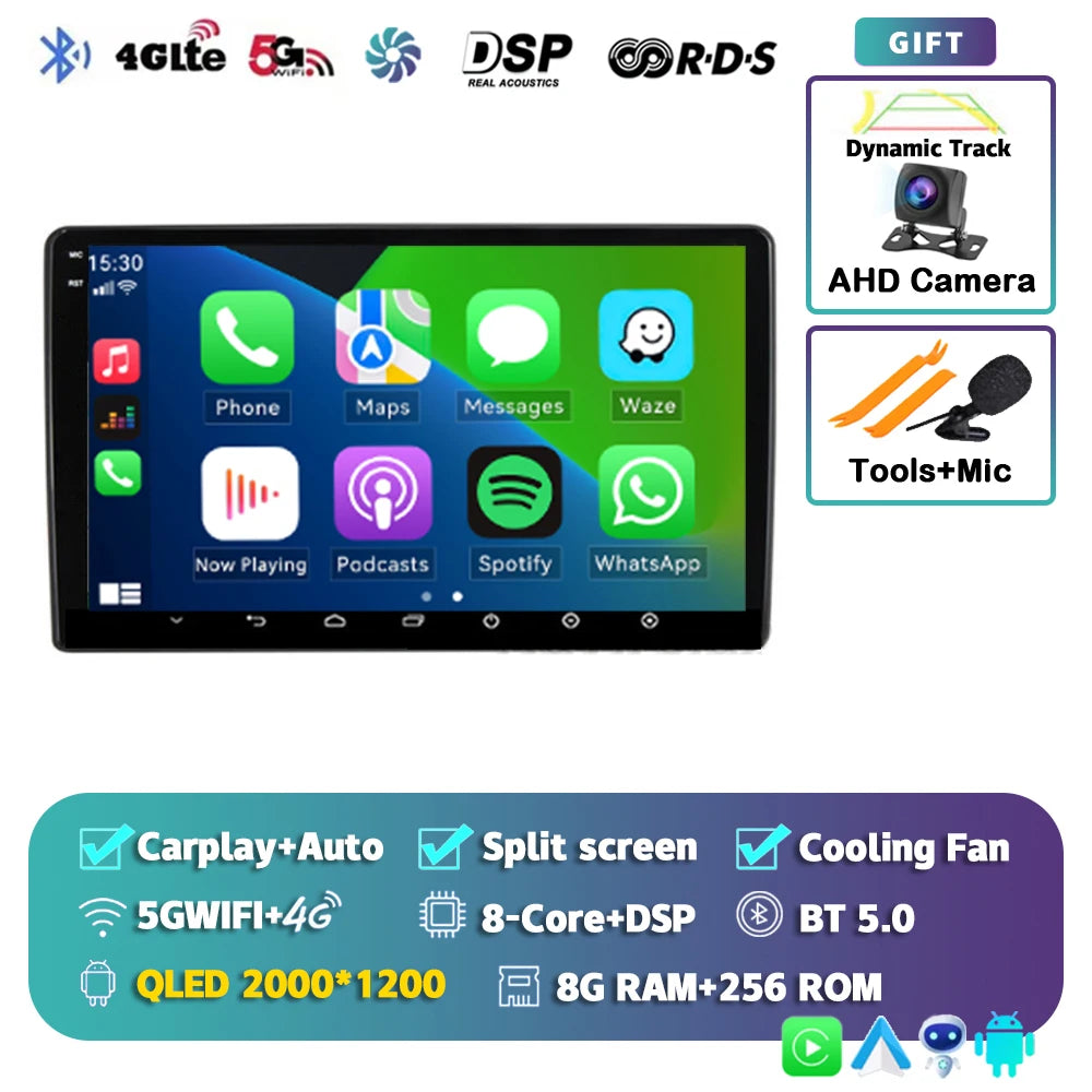 Android 15 Car Radio For Fiat Ducato 3 2006-2022 For Peugeot Boxer 2 2006-2022 For Citroen Jumper 2 2006-2022 Multimedia Stereo