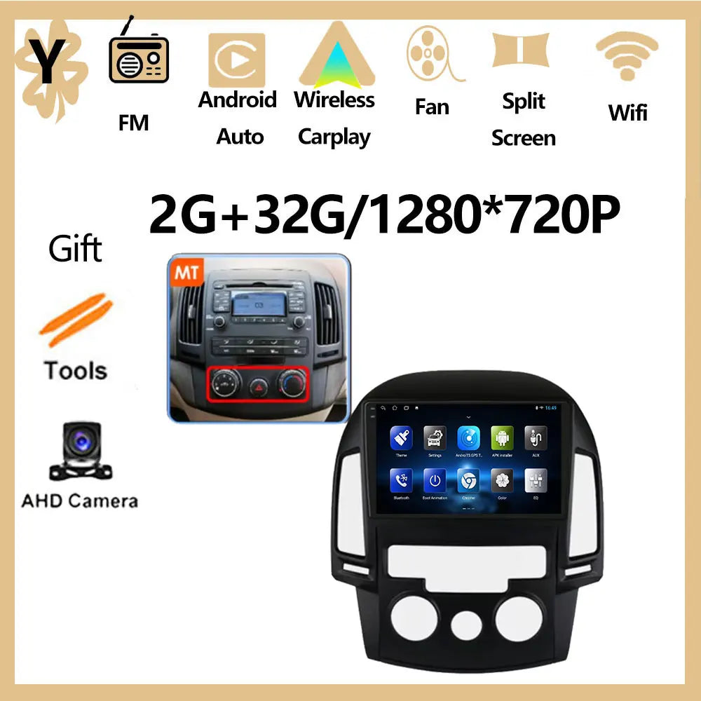 Android OS For Hyundai I30 2006 2007 2008 2009 2010 2011 Car Radio Multimedia Player DSP Stereo WiFi GPS Navigation Head Unit