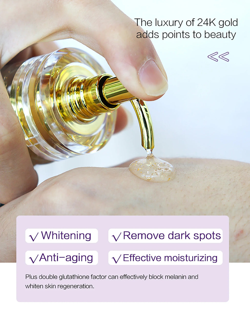 AILKE Anti-Black Spots Serum, Brightening Essence for an Even & Radiant Complexion, Reduce Freckles, Pigmentation, 120 ml
