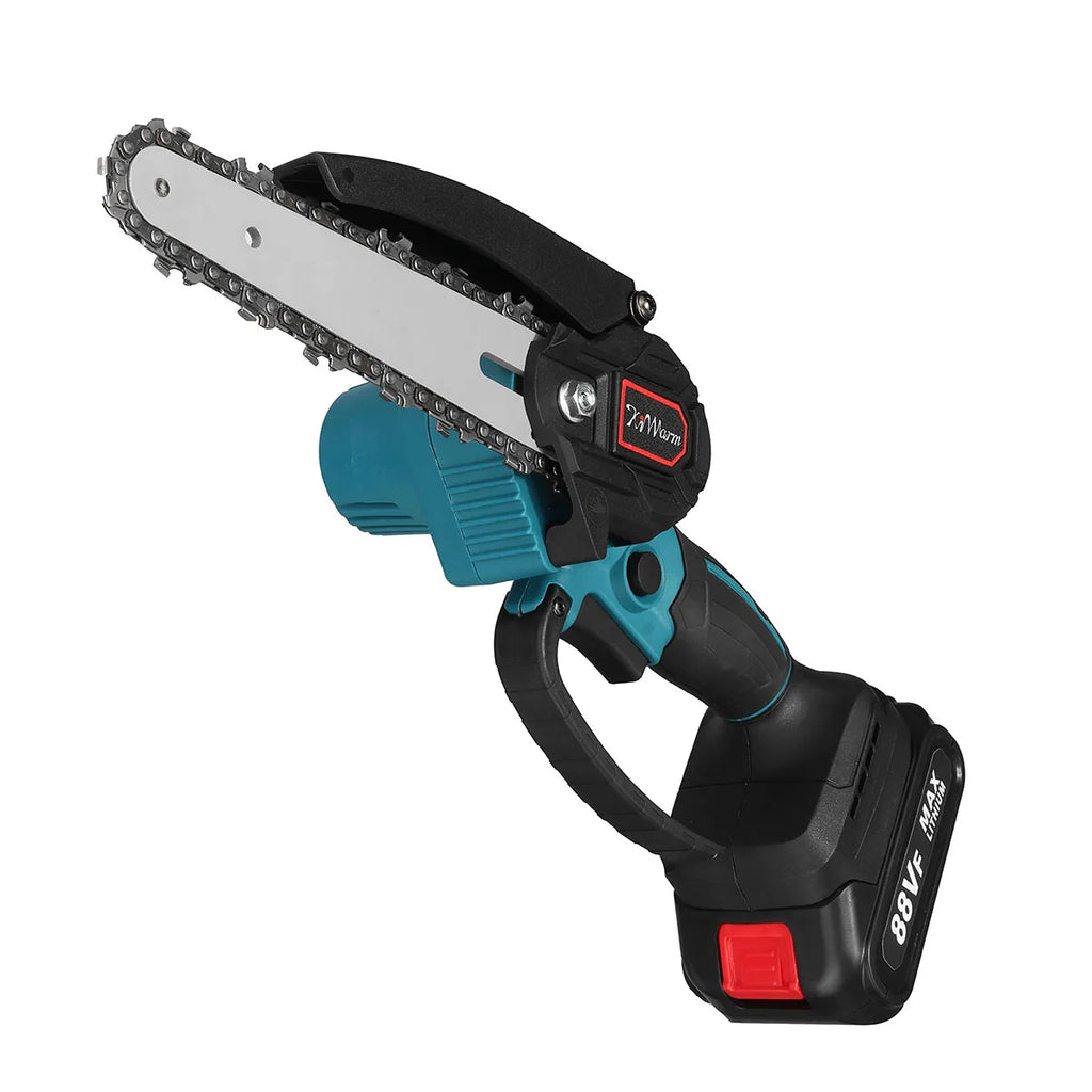 3000W Cordless Chain Saw 6/8 Inch Electric Chainsaw Rechargeable Pruning Wood Cutting Power Tools For 18V Battery