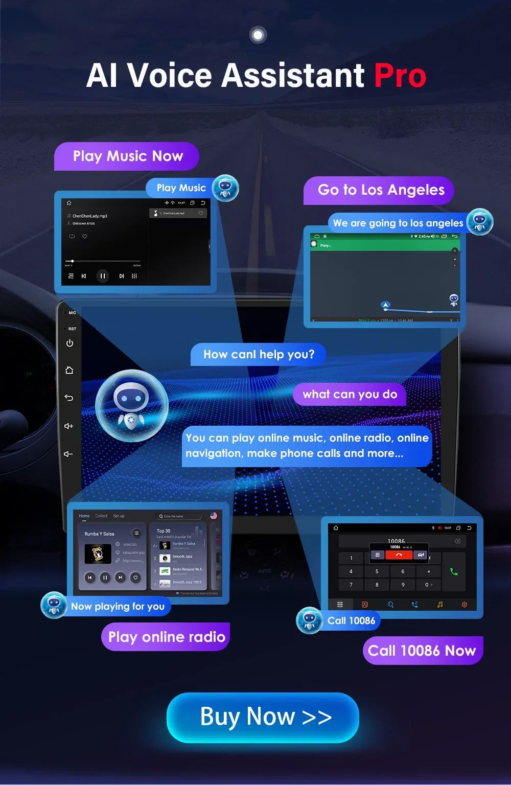 Android 14 Quad Core 2G 32G Single 1 Din Car Autoradio Player Universal Retractable Screen Car Radio WiFi MP5 Car GPS Navigation