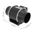 YIYIBYUS 220V Exhaust Fans Pipe Duct Ventilation Fan Silent Bathroom Extractor Ventilation Kitchen Toilet Wall Exhaust Duct Fan