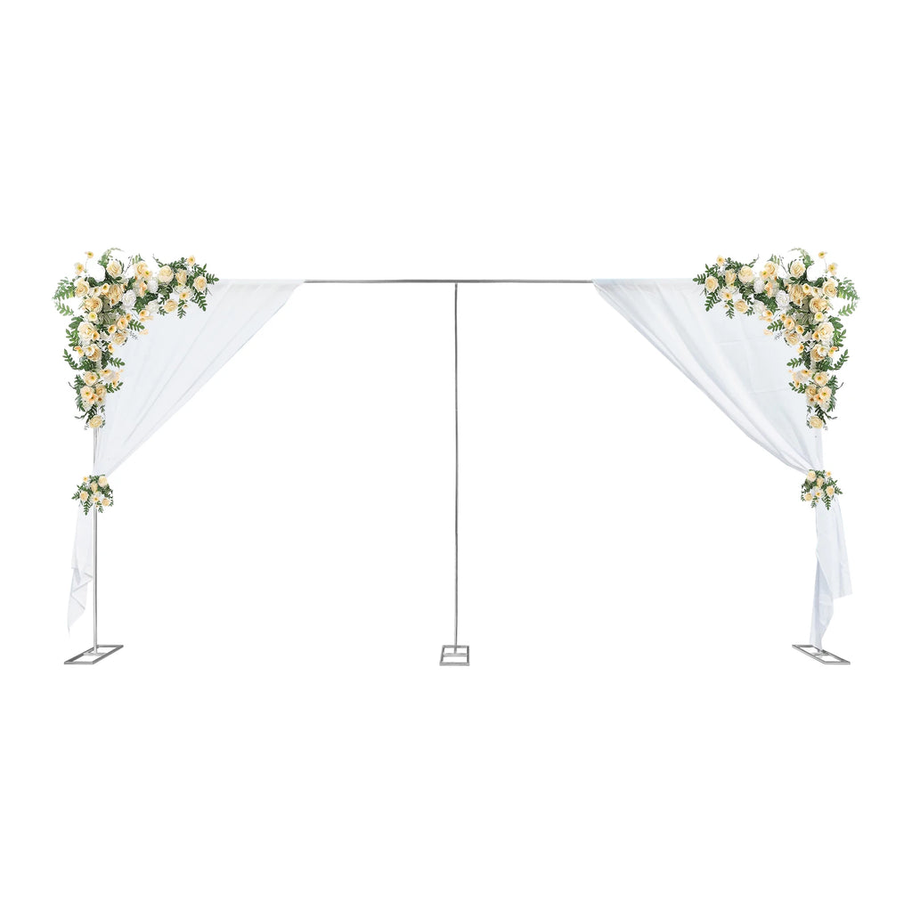 6 x 3m Backdrop Stand,Adjustable 10x20FT  Metal Arch Backdrop Stand for Parties Wedding Ceremony, Metal Arch Frame Decorate