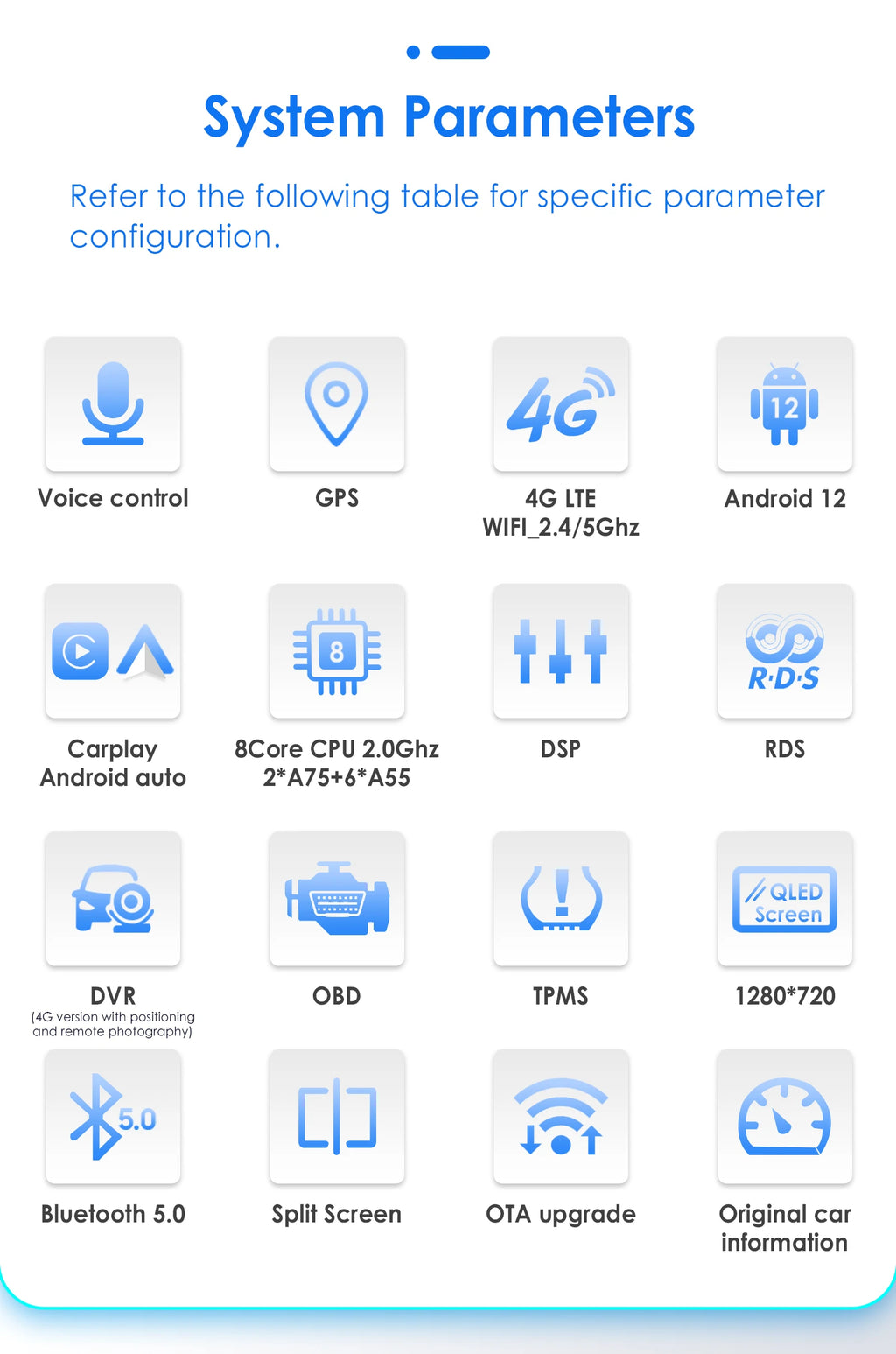 Hizpo Car Multimedia Player 2din Android 13 Radio For VW Volkswagen Golf Polo Skoda Rapid Octavia Passat b6 7 Tiguan Carplay GPS