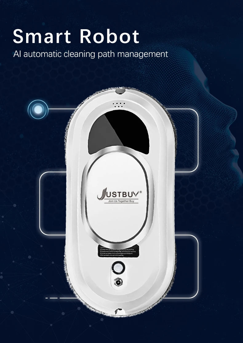 Window Robot Vacuum Cleaner Auto Working Electric Glass Limpiacristales Remote Control For Home