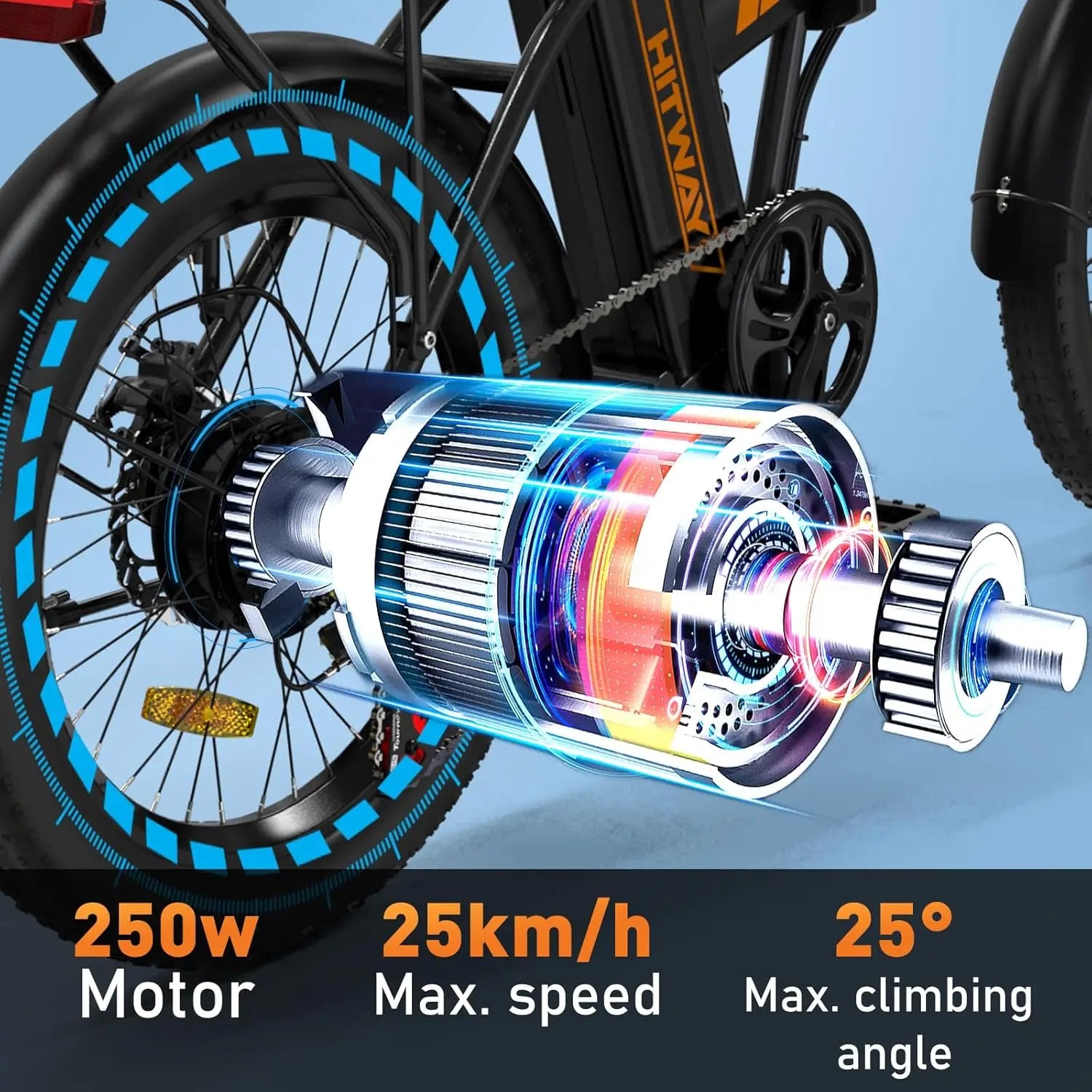 20 big electric Bike electric Bike HITWAY electric electric bikes 36V 12 ahum removable Lithium battery, motor out W
