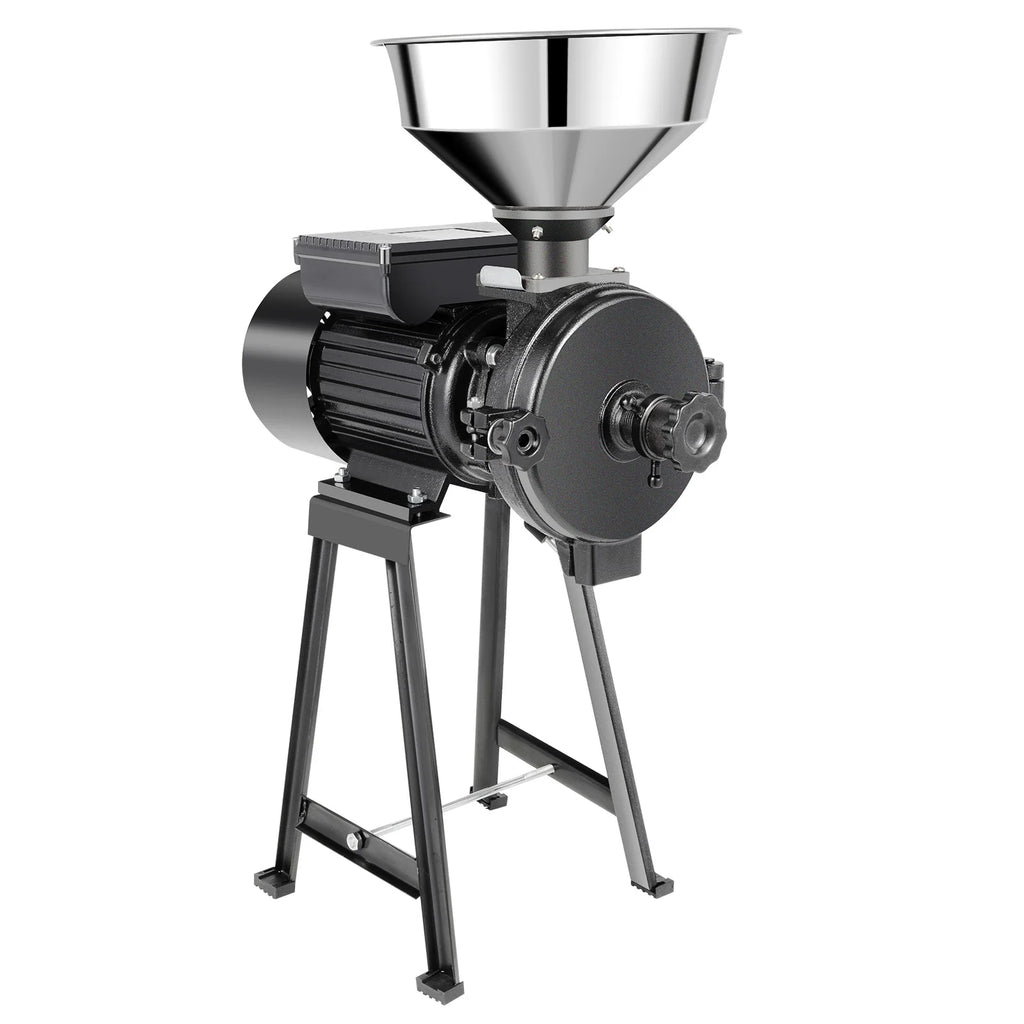 Electric Grain Mill,Dry Grain Wheat Grinder Coffee Bean Milling  and Grinding Machine ,with Stainless Steel Funnel,110/220V