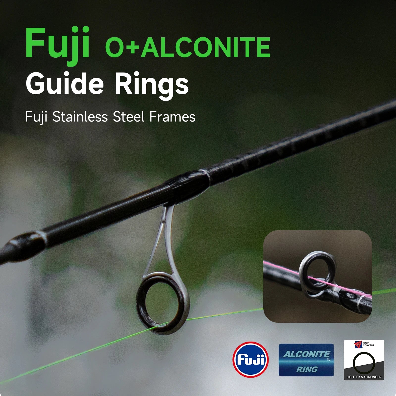 HANDING 78g Magic L Micro BFS Fishing Rod Carbon Fishing Rod Lure Weight 1-8g FUJI® O+A Guide Rings UL/L Power for Trout