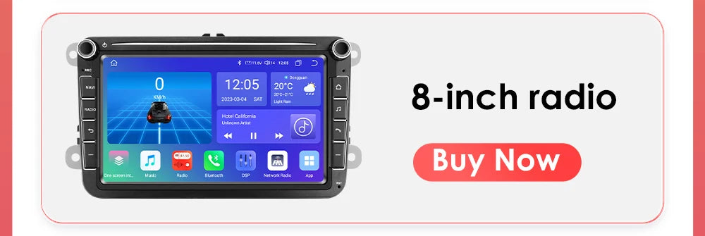 Hizpo Car Multimedia Player 2din Android 13 Radio For VW Volkswagen Golf Polo Skoda Rapid Octavia Passat b6 7 Tiguan Carplay GPS