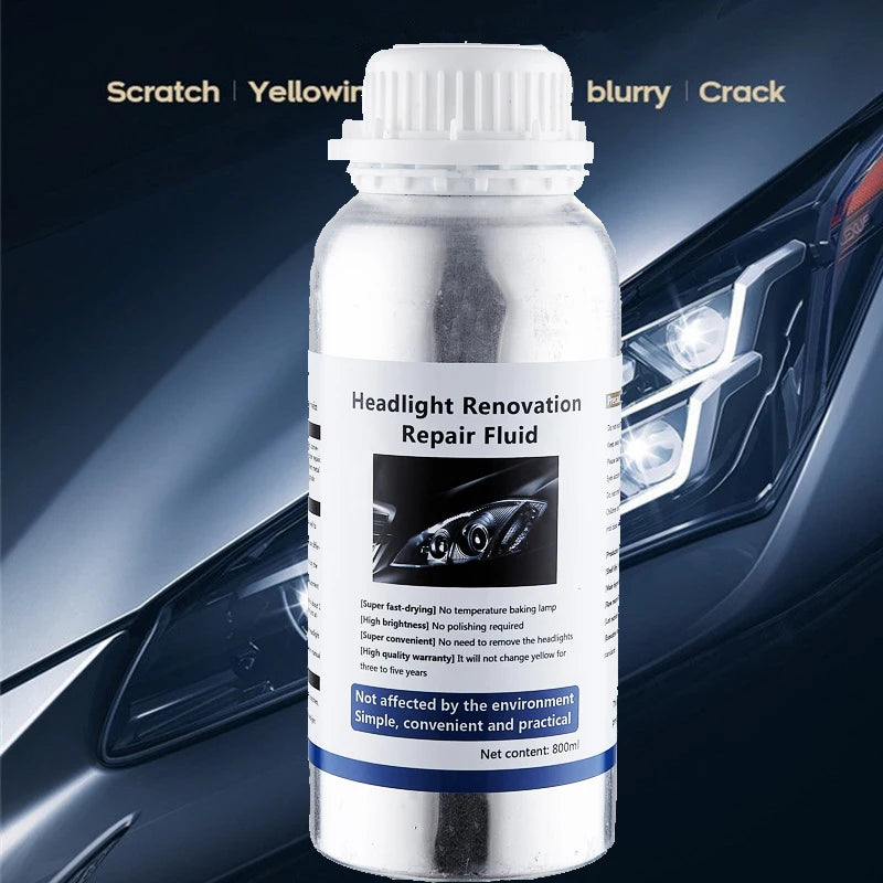 Car headlight polishing evaporator liquid Car chemicals headlight chemical polish Headlights liquid polymer lamps reg Headlights