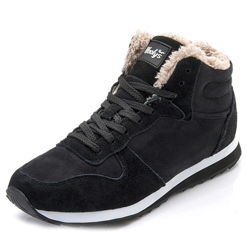 2026 Men Boots Winter  Sports Ankle Boots Thickened Plus Size Women Casual Fashion Short Boots Cotton Shoes Platform Snow Boots