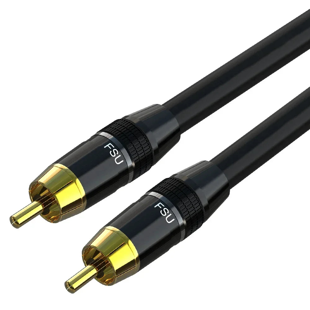 Coaxial Digital Audio RAC Cable SPDIF RCA to RCA Cable Audio Video Male for DVD Projector TV Speaker Amplifier 0.5M 1M 2M 3M 5M