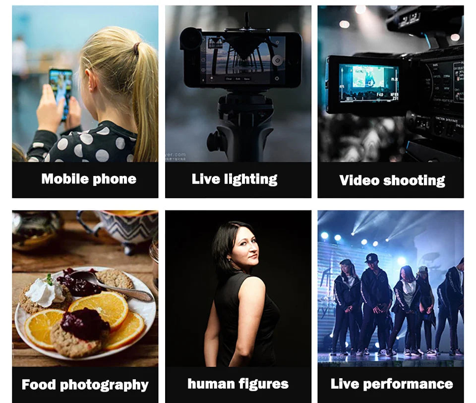 LED Photo Studio Light For Youbute Game Live Video Lighting On Camera 40W/50W Portable Video Recording Photography Panel Lamp