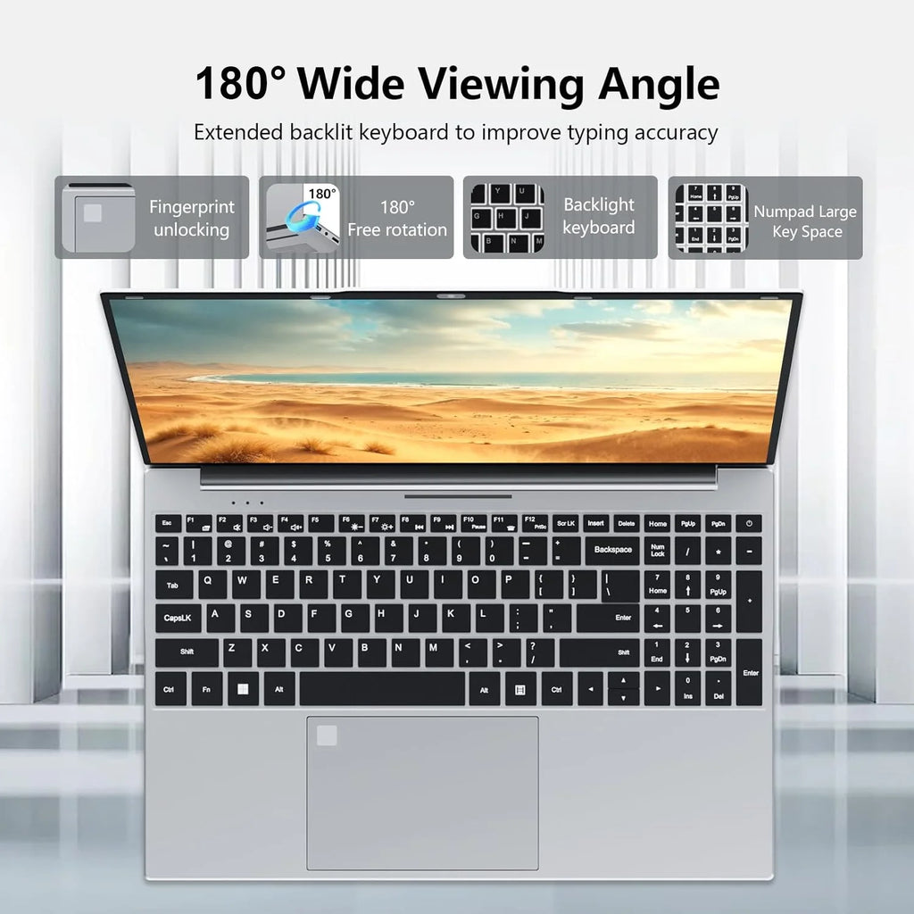 New Portable Laptop Intel Core i9 10980HK Windows 11 15.6 inch PC Gamer 16GB DDR4 1TB 2TB SSD Notebook Computer Gaming Laptops