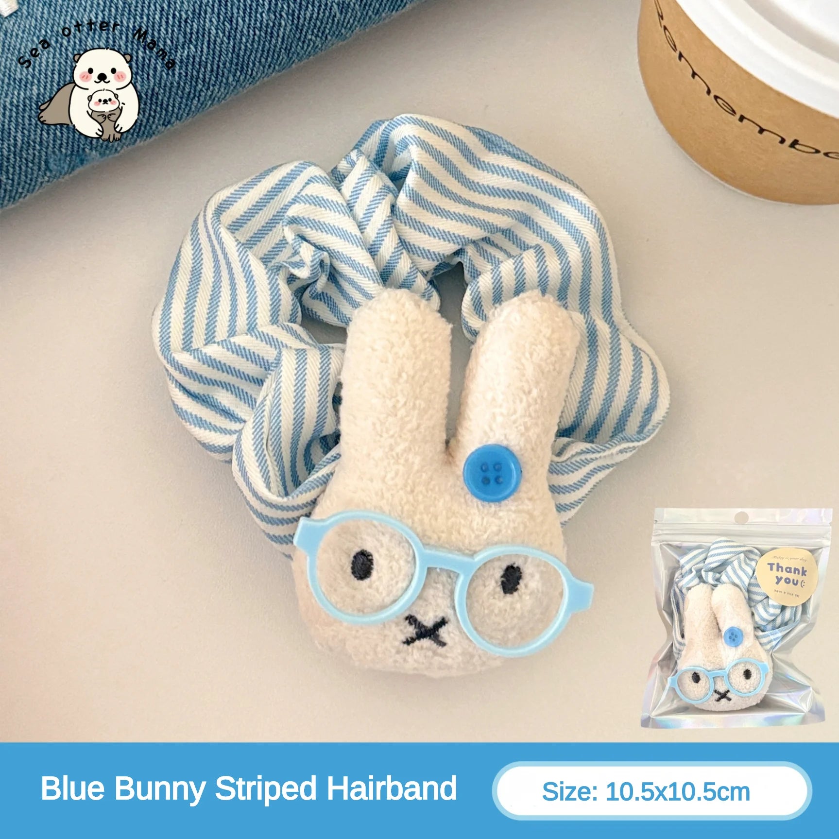 1/3 Pcs Cute Cartoon Bunny Hair Loop Ponytail Large Intestine Loop Hair Accessory Sweet Miffy Cosplay Merchandise