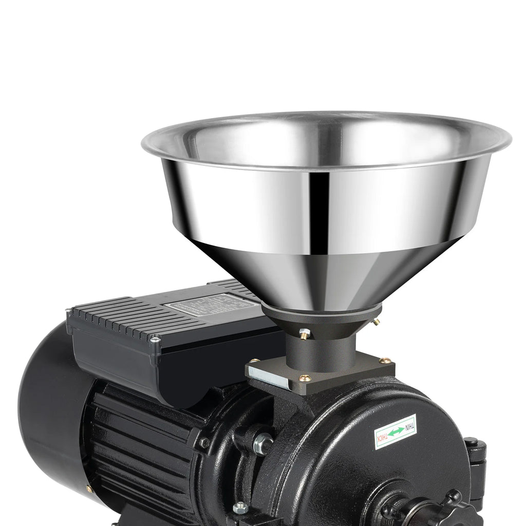 Electric Grain Mill,Dry Grain Wheat Grinder Coffee Bean Milling  and Grinding Machine ,with Stainless Steel Funnel,110/220V