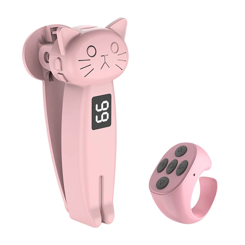 Automatic Screen Clicker Electric Auto Page Turner for Kindle Paperwhite BT5.3 Remote Control Camera Finger Clicking Device