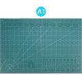QJHA1 Double-Sided Self-Healing PVC Cutting Mat for DIY LeatherCraft Board, Large Desktop Protective Mat 90x60cm Fathers Day Gif