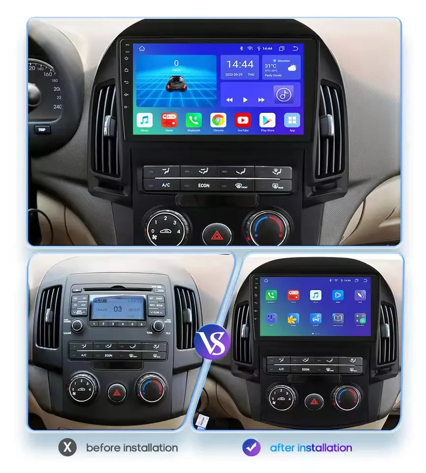 Android OS For Hyundai I30 2006 2007 2008 2009 2010 2011 Car Radio Multimedia Player DSP Stereo WiFi GPS Navigation Head Unit