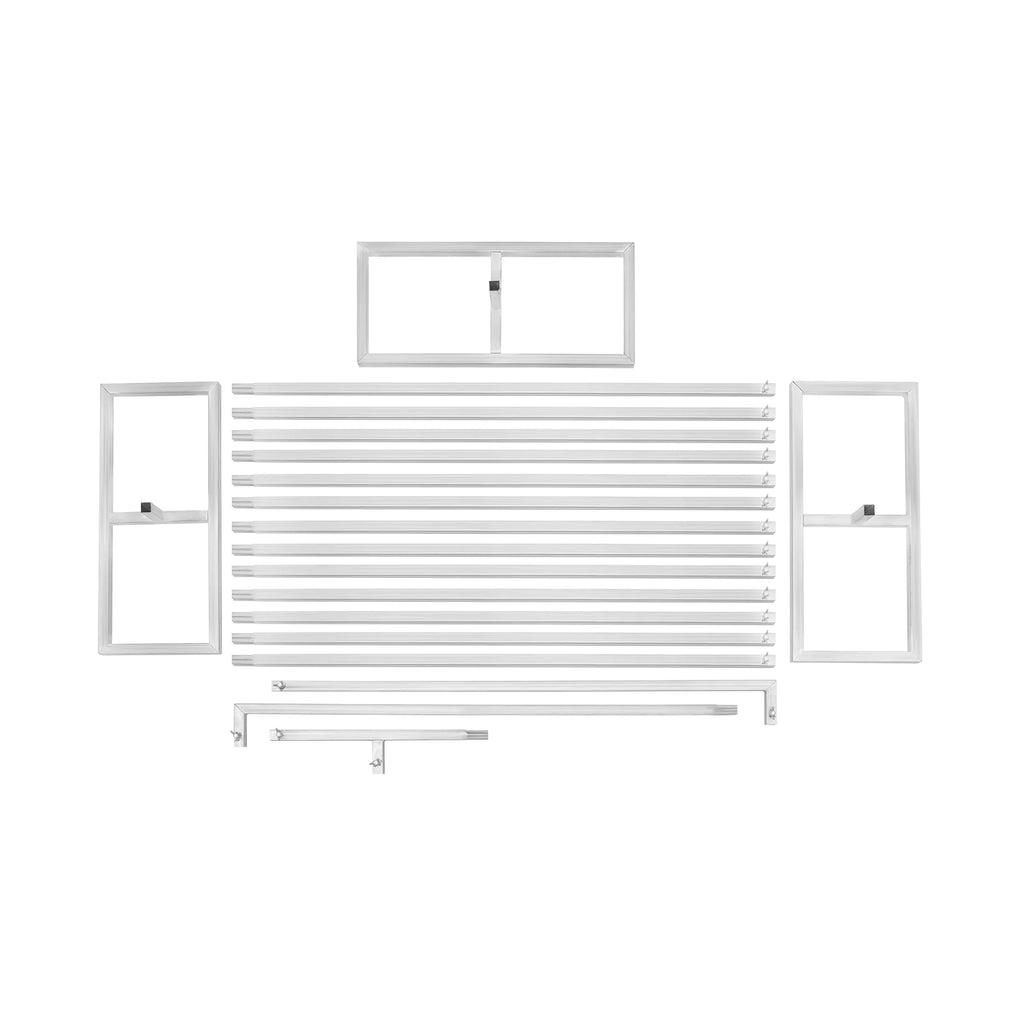 6 x 3m Backdrop Stand,Adjustable 10x20FT  Metal Arch Backdrop Stand for Parties Wedding Ceremony, Metal Arch Frame Decorate