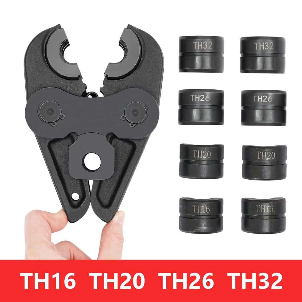 Jaw + Molds TH16, TH20, TH26, TH32 Hydraulic pex-al-pex Tube Fittings Pipe Crimping Tool Pliers