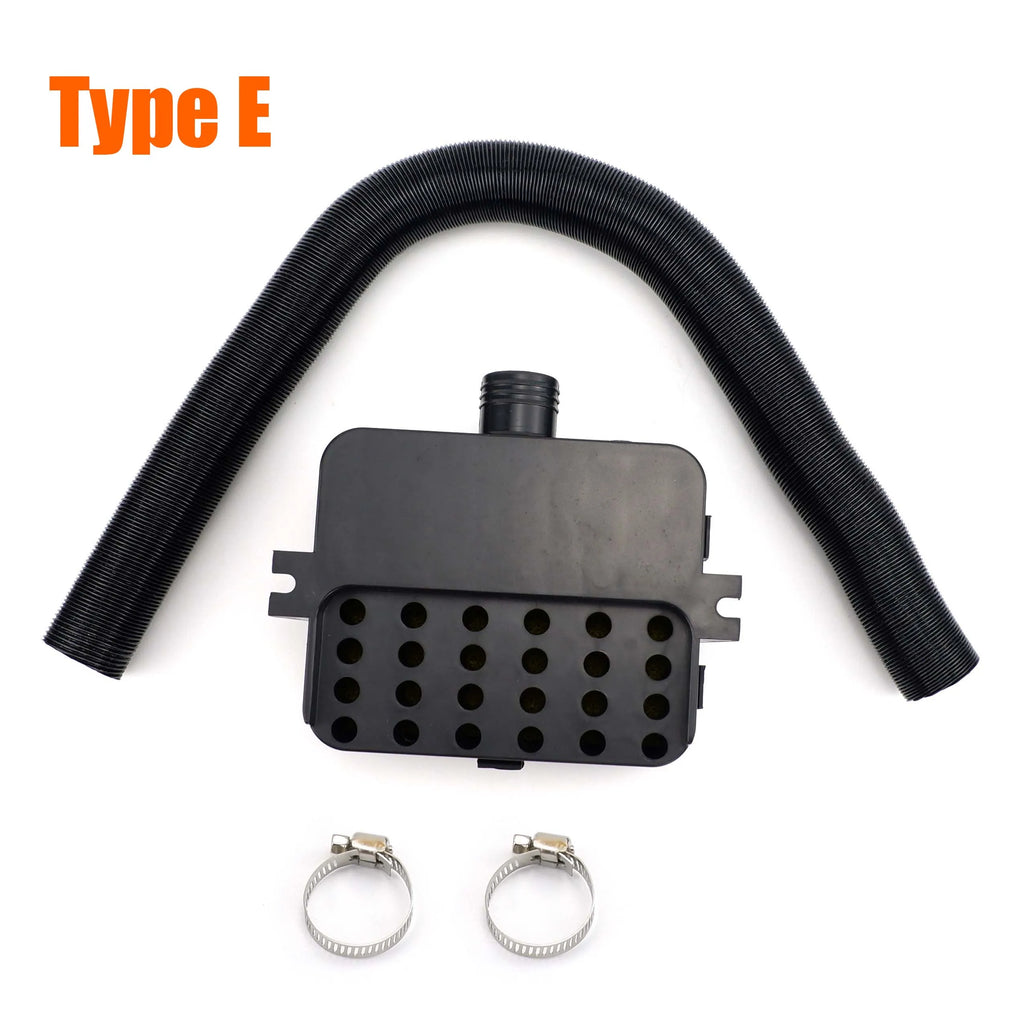 25mm Air Diesel Heater Intake Filter + Intake Duct Pipe Stretch Length 60cm + 2x Clips For Car Truck VAN E