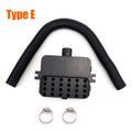 25mm Air Diesel Heater Intake Filter + Intake Duct Pipe Stretch Length 60cm + 2x Clips For Car Truck VAN E