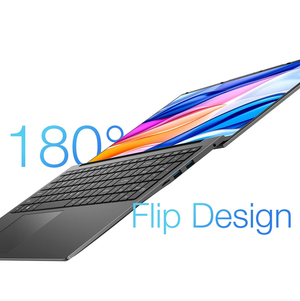 Teclast F17Plus Laptop, 17.3 Inches, for Intel N150, 16Gb Ram 512Gb Ssd, Windows 11 Pro, Notebook with 180 Rotation °   Mini-Hdmi Backlit Keyboard