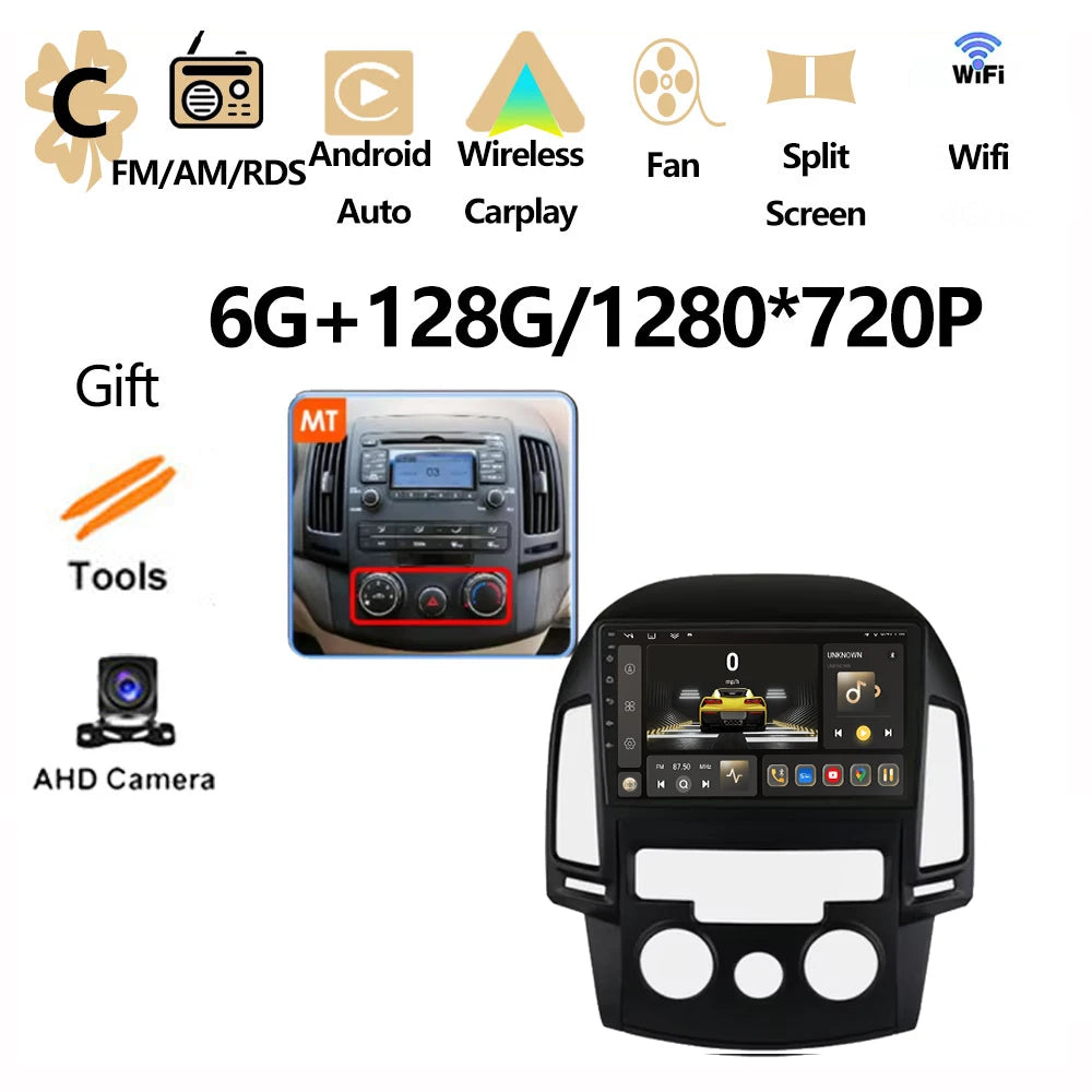 Android OS For Hyundai I30 2006 2007 2008 2009 2010 2011 Car Radio Multimedia Player DSP Stereo WiFi GPS Navigation Head Unit