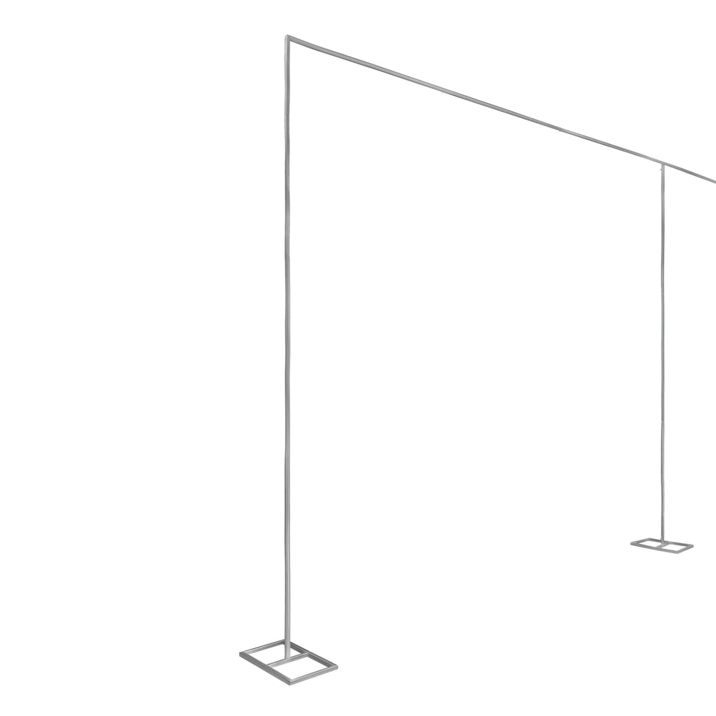 6 x 3m Backdrop Stand,Adjustable 10x20FT  Metal Arch Backdrop Stand for Parties Wedding Ceremony, Metal Arch Frame Decorate
