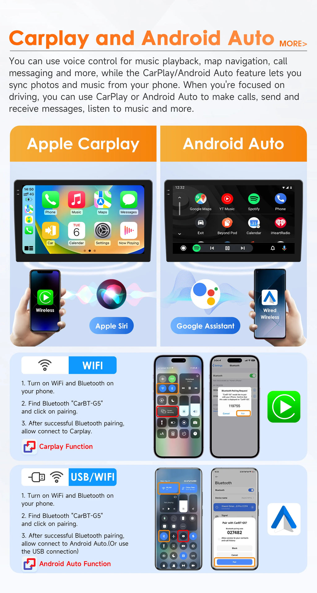 Hizpo Android Auto Car Multimedia Radio For BMW E46 M3 318/320/325/330/335 4G CarPlay GPS 2din Autoradio Navigation Wifi DSP RDS