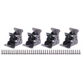4 Pcs Folding Bracket 0°-90° Self Locking Folding Bracket Hinge Furniture Table Folding Hinge Extension Bracket