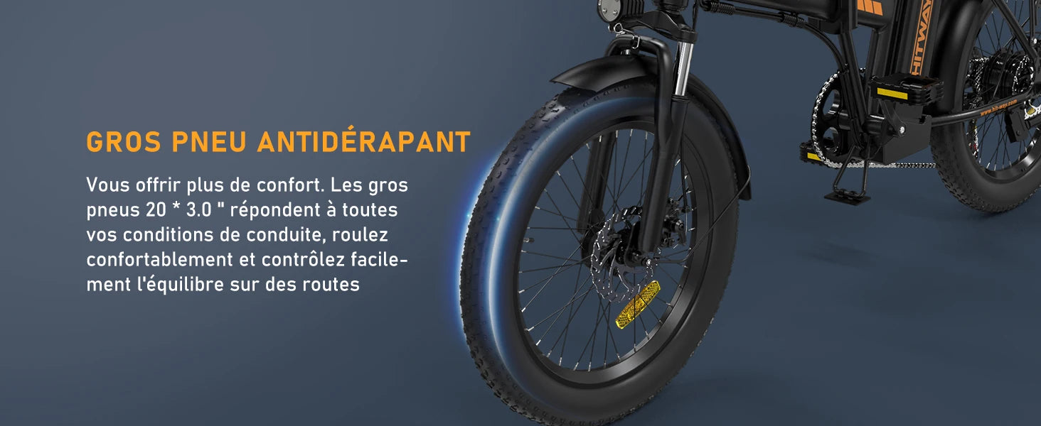 20 big electric Bike electric Bike HITWAY electric electric bikes 36V 12 ahum removable Lithium battery, motor out W