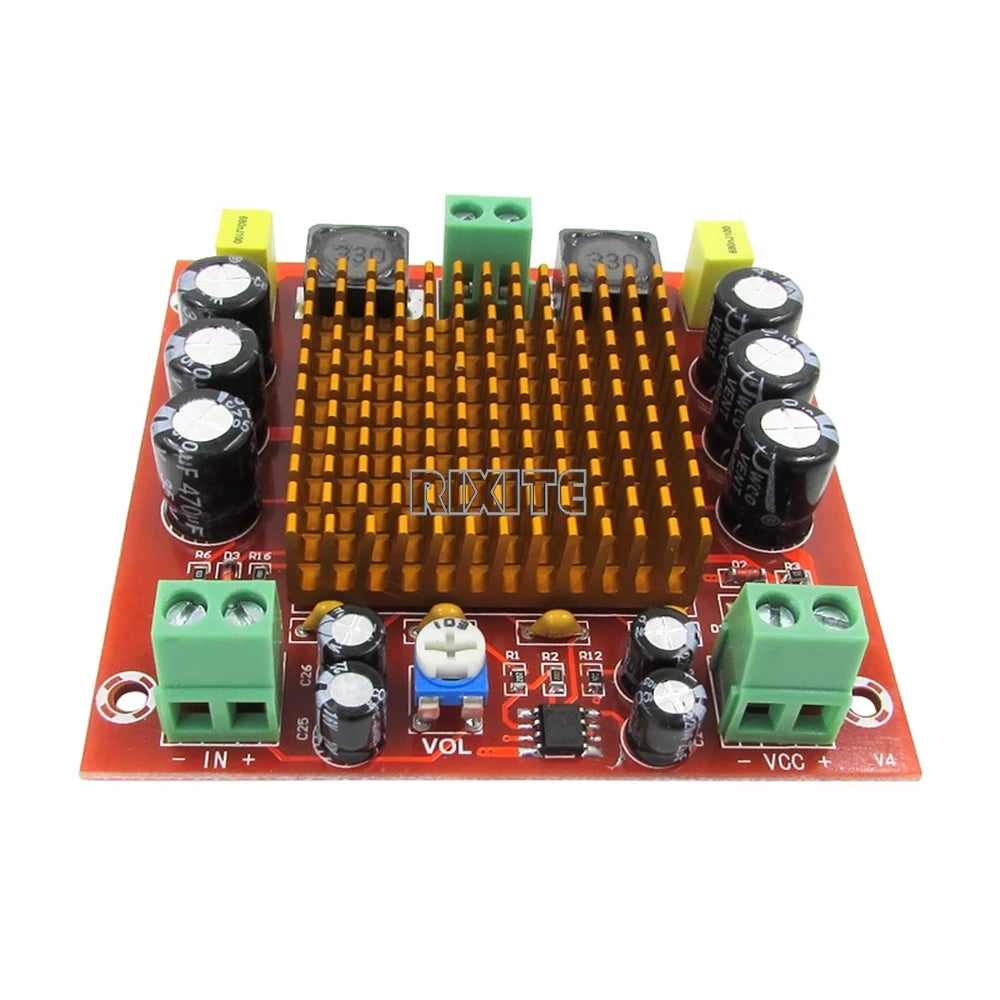 150W Mono Channel Digital Power Audio Amplifier Board TPA3116DA TPA3116 D2 Class D Sound Amplifier Board XH-M544 DC 12V 24V
